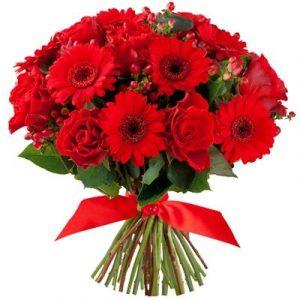 זר פרחים אדום משגע משלוח פרחים באר שבע